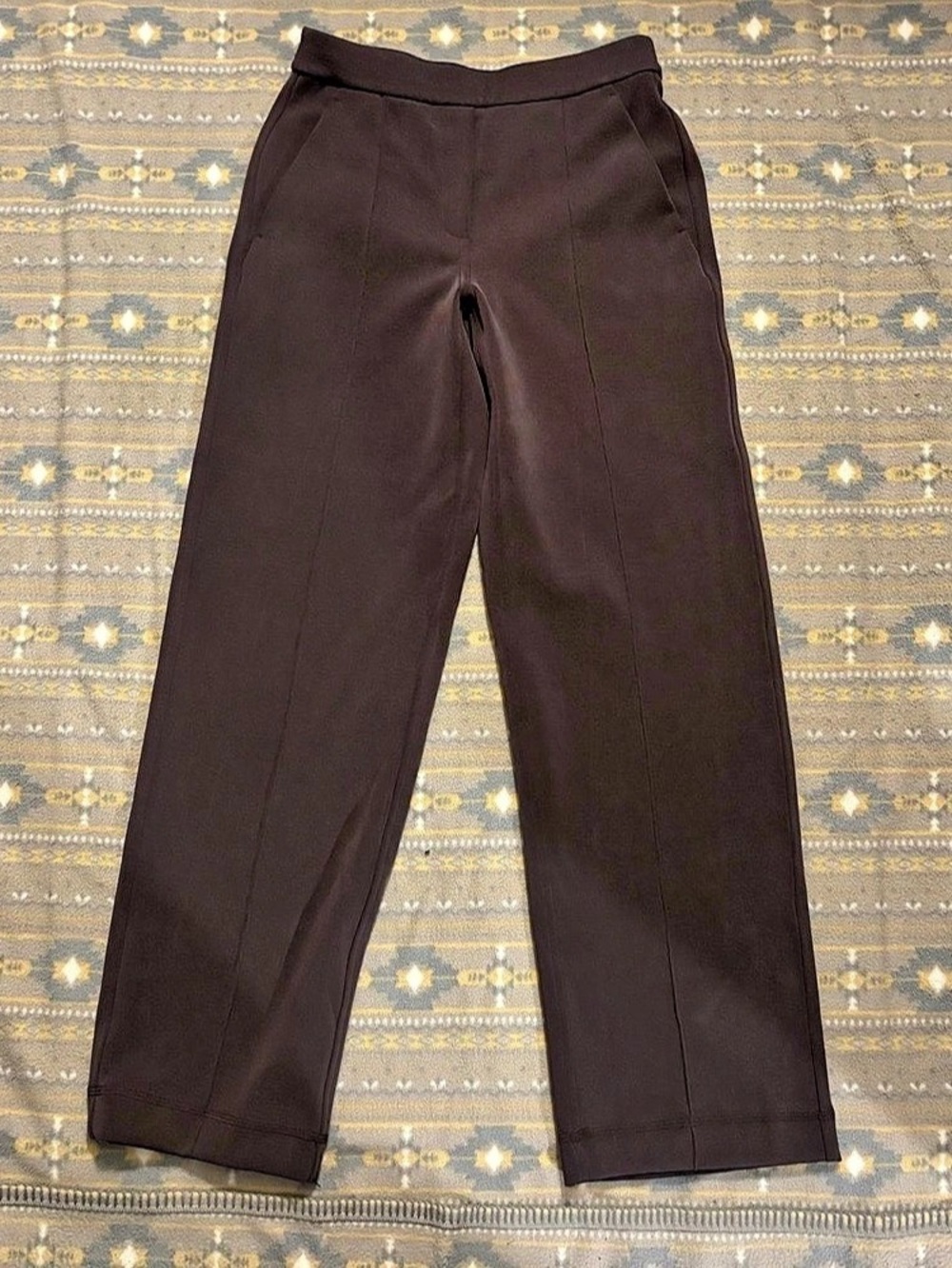 lululemon Smooth Fit Pull-On High-Rise Pant Brown Leggings XS